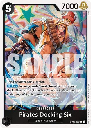 Pirates Docking Six (OP15-088) [Adventure on Kami's Island] Foil - Deck Out Gaming