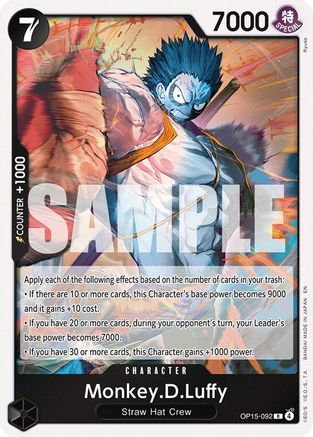 Monkey.D.Luffy (OP15-092) (OP15-092) [Adventure on Kami's Island] Foil - Deck Out Gaming