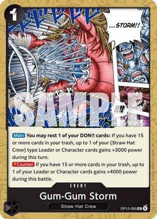 Gum-Gum Storm (OP15-095) [Adventure on Kami's Island]
