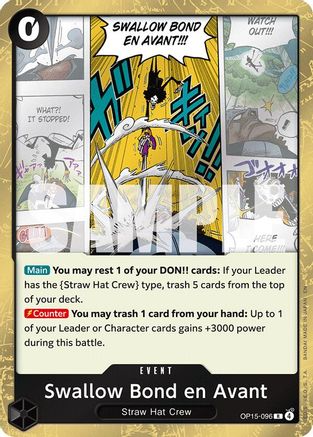 Swallow Bond en Avant (OP15-096) [Adventure on Kami's Island] Foil-1