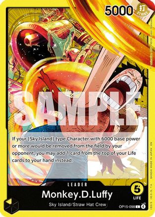 Monkey.D.Luffy (OP15-098) (OP15-098) [Adventure on Kami's Island]