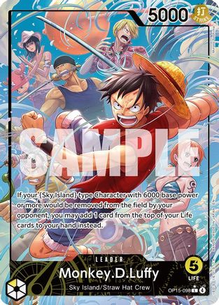 Monkey.D.Luffy (OP15-098) (Alternate Art) (OP15-098) [Adventure on Kami's Island] Foil