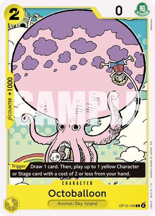 Octoballoon (OP15-106) [Adventure on Kami's Island]-1
