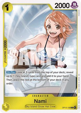 Nami (OP15-108) (OP15-108) [Adventure on Kami's Island] Foil