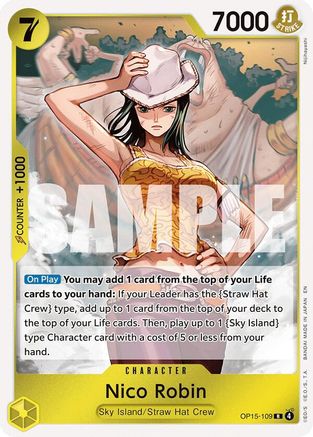 Nico Robin (OP15-109) (OP15-109) [Adventure on Kami's Island] Foil