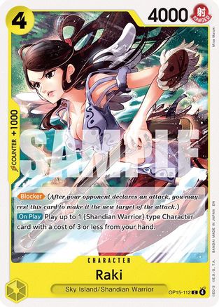 Raki (OP15-112) [Adventure on Kami's Island] - Deck Out Gaming