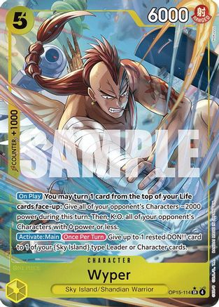 Wyper (Alternate Art) (OP15-114) [Adventure on Kami's Island] Foil-1