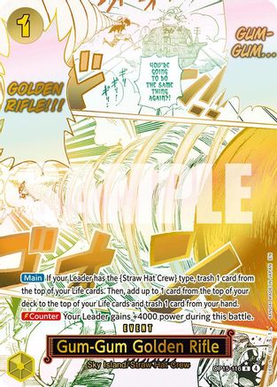 Gum-Gum Golden Rifle (Alternate Art) (OP15-116) [Adventure on Kami's Island] Foil