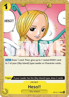 Heso!! (OP15-117) [Adventure on Kami's Island] - Deck Out Gaming