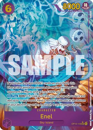 Enel (OP15-118) (Alternate Art) (OP15-118) [Adventure on Kami's Island] Foil-1