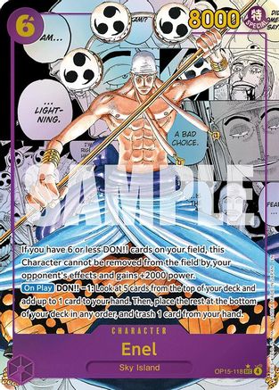 Enel (OP15-118) (Manga) (OP15-118) [Adventure on Kami's Island] Foil