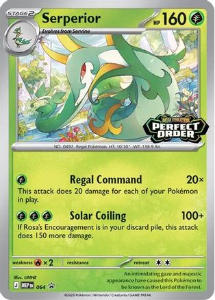 Serperior - 064 (64) [ME: Mega Evolution Promo] Holofoil