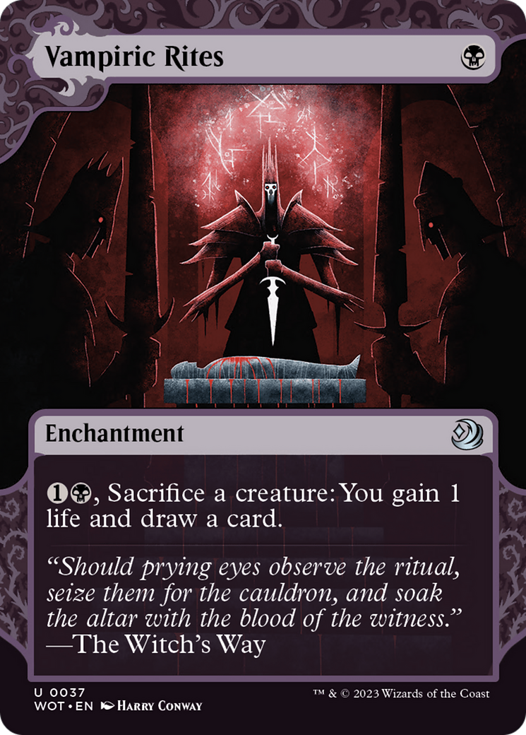 Vampiric Rites (37) [Wilds of Eldraine: Enchanting Tales] foil - Deck Out Gaming