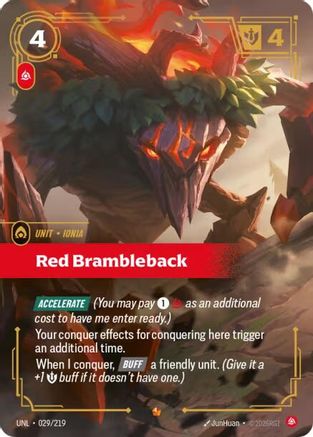 Red Brambleback (029/219) [Unleashed] Foil - Deck Out Gaming
