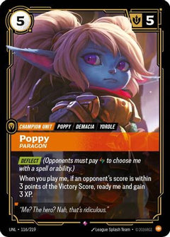 Poppy - Paragon (116/219) [Unleashed] Foil - Deck Out Gaming