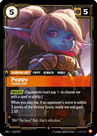 Poppy - Paragon (116/219) [Unleashed] Foil - Deck Out Gaming