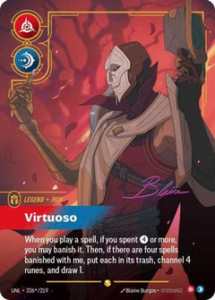 Jhin - Virtuoso (Signature) (226*/219) [Unleashed] Foil - Deck Out Gaming