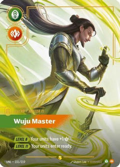Master Yi - Wuju Master (Overnumbered) (231/219) [Unleashed] Foil - Deck Out Gaming
