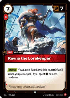 Revna the Lorekeeper (005/219) [Unleashed] - Deck Out Gaming