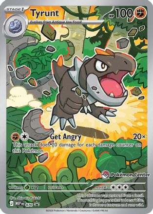 Tyrunt - 070 (Pokemon Center Exclusive) (70) [ME: Mega Evolution Promo] Holofoil - Deck Out Gaming