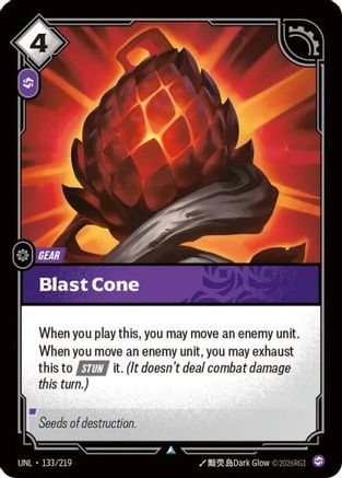 Blast Cone (133/219) [Unleashed] - Deck Out Gaming