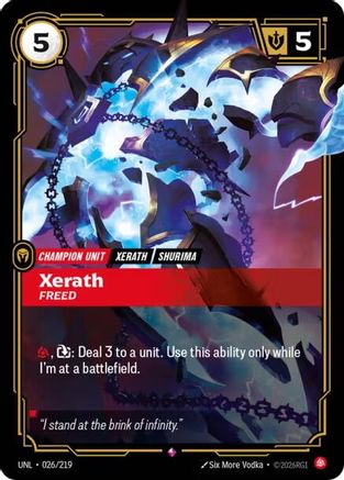 Xerath - Freed (026/219) [Unleashed] Foil - Deck Out Gaming