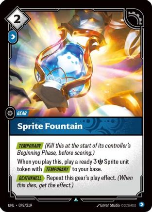 Sprite Fountain (078/219) [Unleashed] - Deck Out Gaming