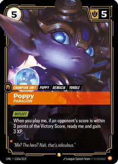 Poppy - Paragon (Alternate Art) (116a/219) [Unleashed] Foil - Deck Out Gaming
