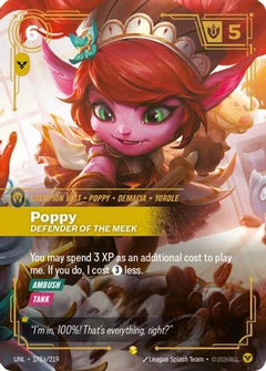 Poppy - Defender of the Meek (Alternate Art) (178a/219) [Unleashed] Foil - Deck Out Gaming