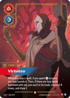 Jhin - Virtuoso (Overnumbered) (226/219) [Unleashed] Foil - Deck Out Gaming