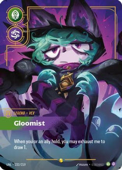 Vex - Gloomist (Overnumbered) (232/219) [Unleashed] Foil - Deck Out Gaming