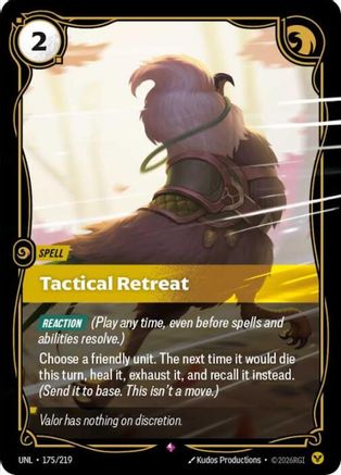 Tactical Retreat (175/219) [Unleashed] Foil - Deck Out Gaming