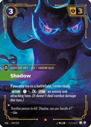Shadow (194/219) [Unleashed] Foil - Deck Out Gaming