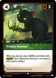 Frisky Hunter (033/219) [Unleashed] Foil - Deck Out Gaming