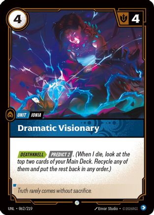 Dramatic Visionary (062/219) [Unleashed] - Deck Out Gaming