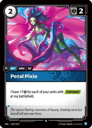 Petal Pixie (076/219) [Unleashed] - Deck Out Gaming