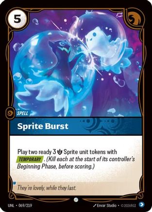 Sprite Burst (069/219) [Unleashed] Foil - Deck Out Gaming
