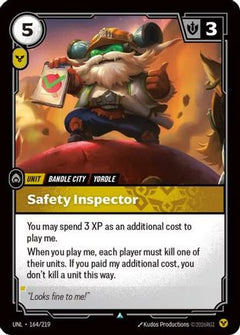 Safety Inspector (164/219) [Unleashed] Foil - Deck Out Gaming