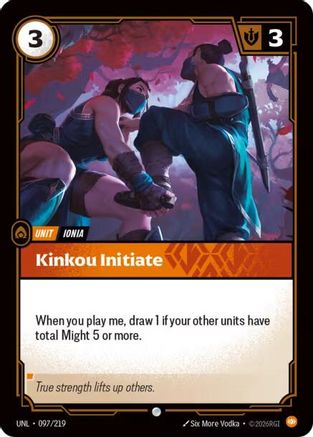 Kinkou Initiate (097/219) [Unleashed] - Deck Out Gaming