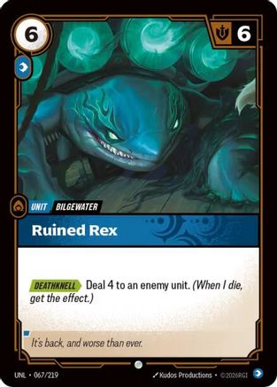 Ruined Rex (067/219) [Unleashed] - Deck Out Gaming