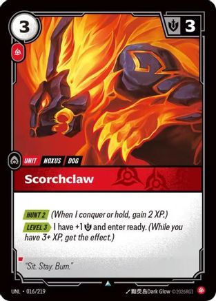 Scorchclaw (016/219) [Unleashed] - Deck Out Gaming