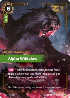 Alpha Wildclaw (057/219) [Unleashed] Foil - Deck Out Gaming