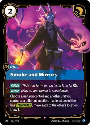 Smoke and Mirrors (083/219) [Unleashed] Foil - Deck Out Gaming