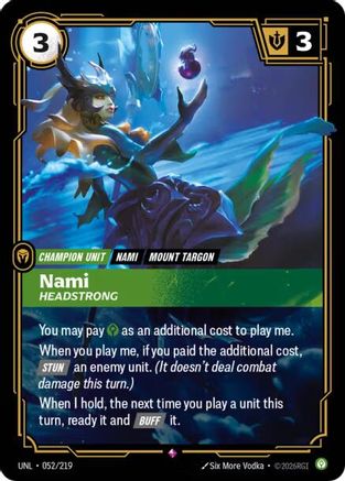 Nami - Headstrong (052/219) [Unleashed] Foil - Deck Out Gaming