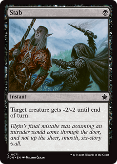 Stab (71) [Foundations] foil - Deck Out Gaming