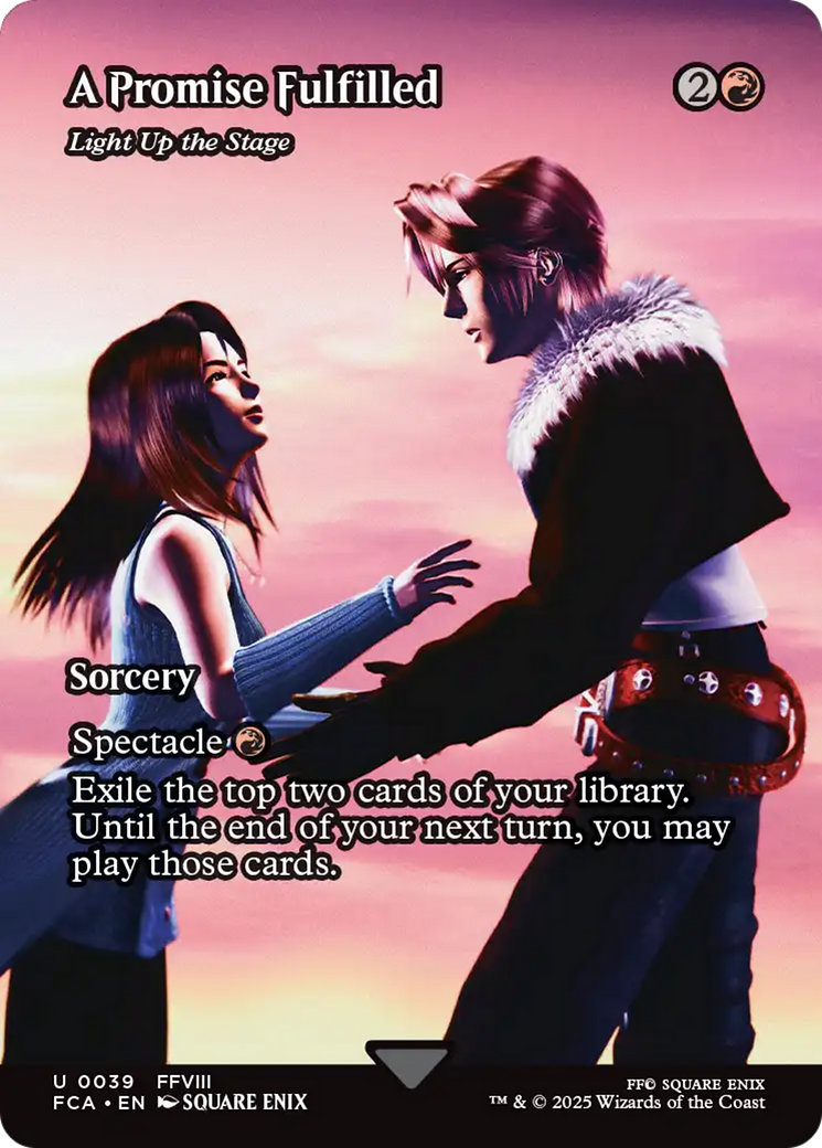 A Promise Fulfilled - Light Up the Stage (Showcase) (39) [FINAL FANTASY: Through the Ages] foil - Deck Out Gaming