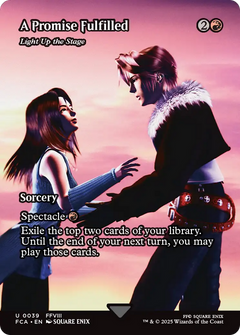A Promise Fulfilled - Light Up the Stage (Showcase) (39) [FINAL FANTASY: Through the Ages] foil - Deck Out Gaming