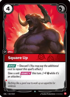 Square Up (017/219) [Unleashed] Foil - Deck Out Gaming