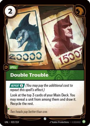 Double Trouble (032/219) [Unleashed] - Deck Out Gaming