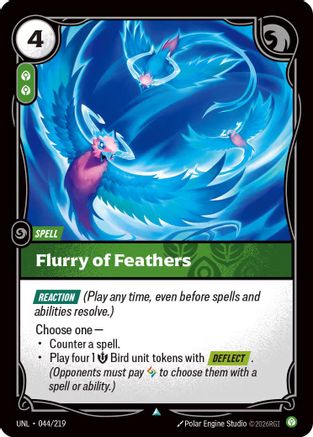 Flurry of Feathers (044/219) [Unleashed] - Deck Out Gaming